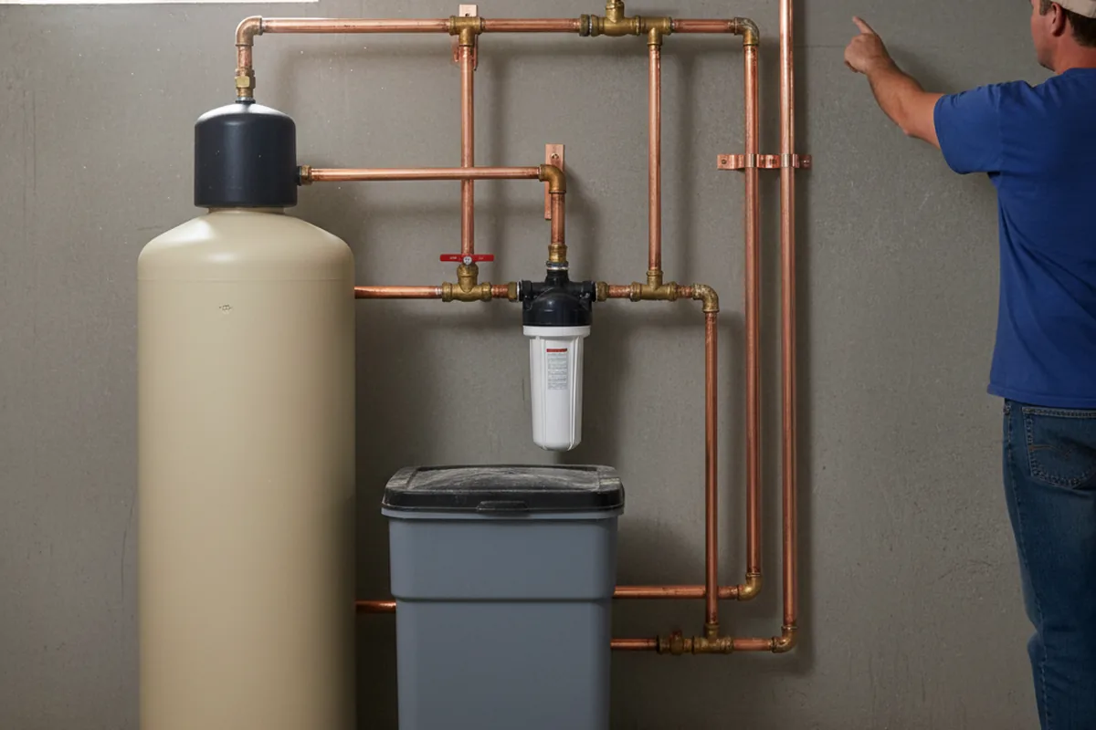 Whole-house water treatment system installed in Kemp